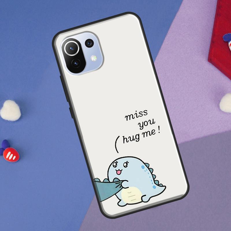 Парный Милый Чехол с Динозавром для Xiaomi 14 Ultra 13 11T 12T 13T 14T Pro POCO X7 X6 Pro X3 X5 F3 F5 M6 F6 Pro