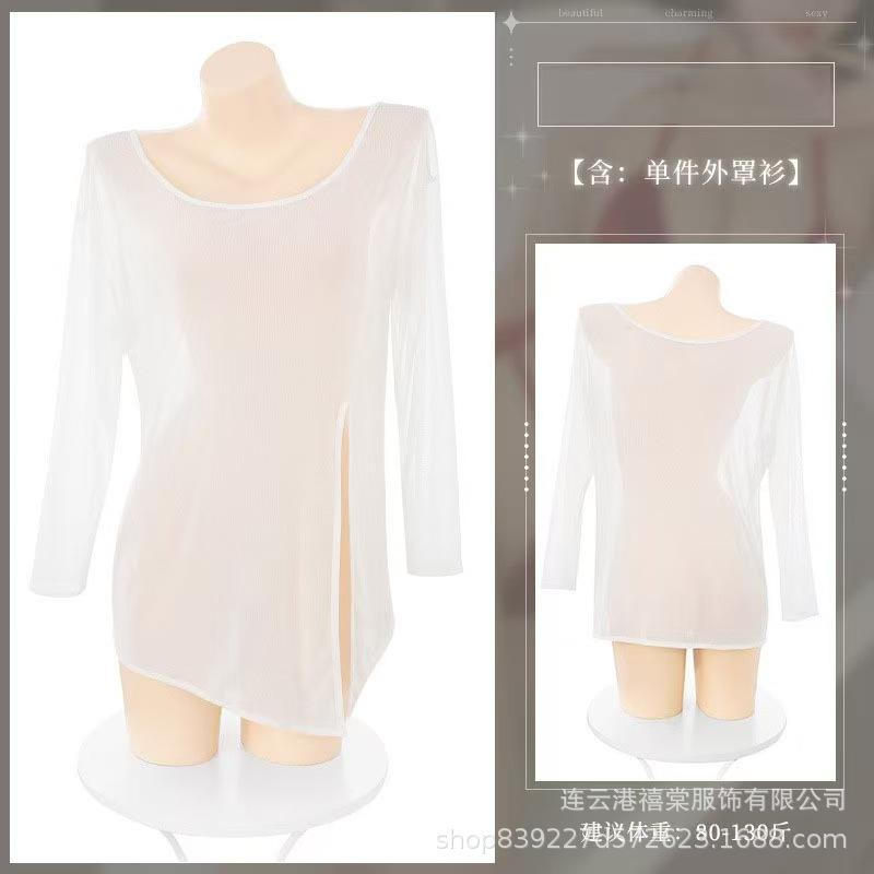Xitang sexy underwear pajamas wet seduction bikini perspective qqny three-point passion free bed set