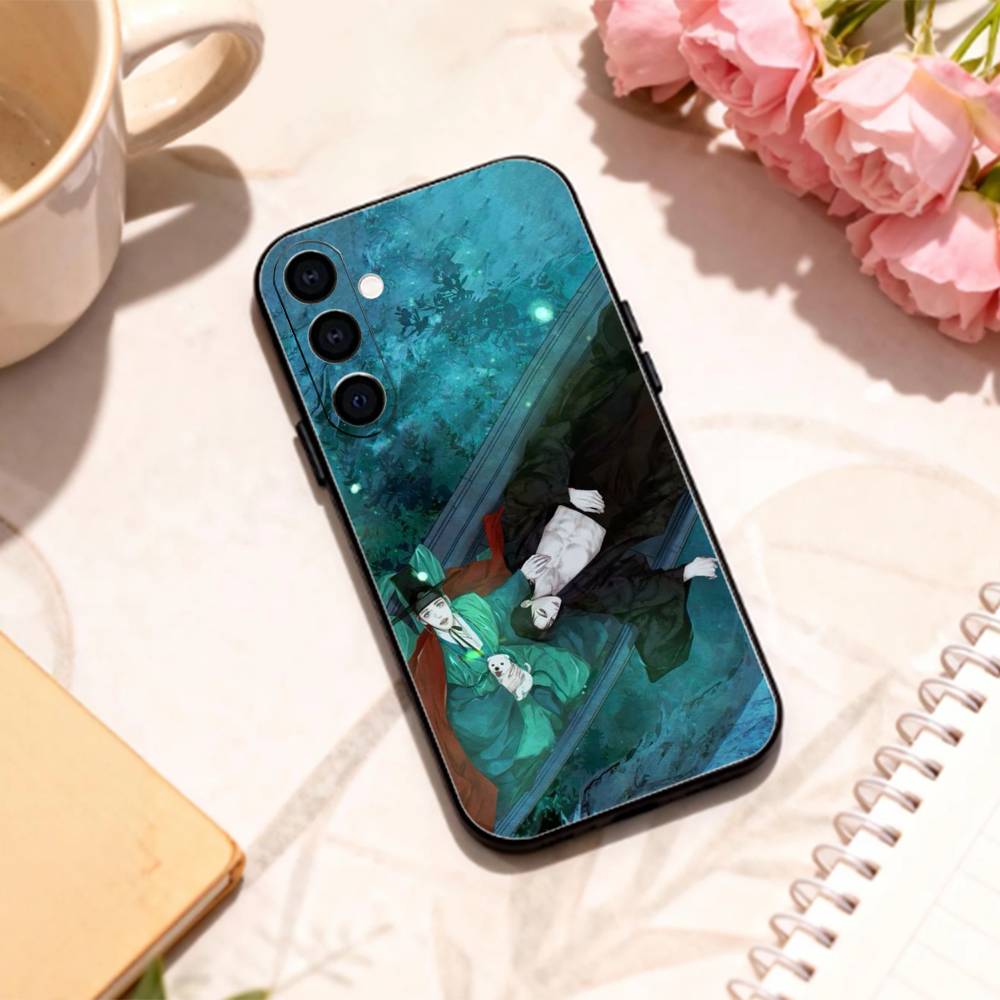 B-BL The G-Ghost's Nocturne phone Case For Samsung Galaxy A73,A72,A71,A70,A53,A52,A51,Others Soft Black Shell