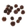 16Pcs Natural Pine Cones Ornament Christmas Party Hanging Decoration