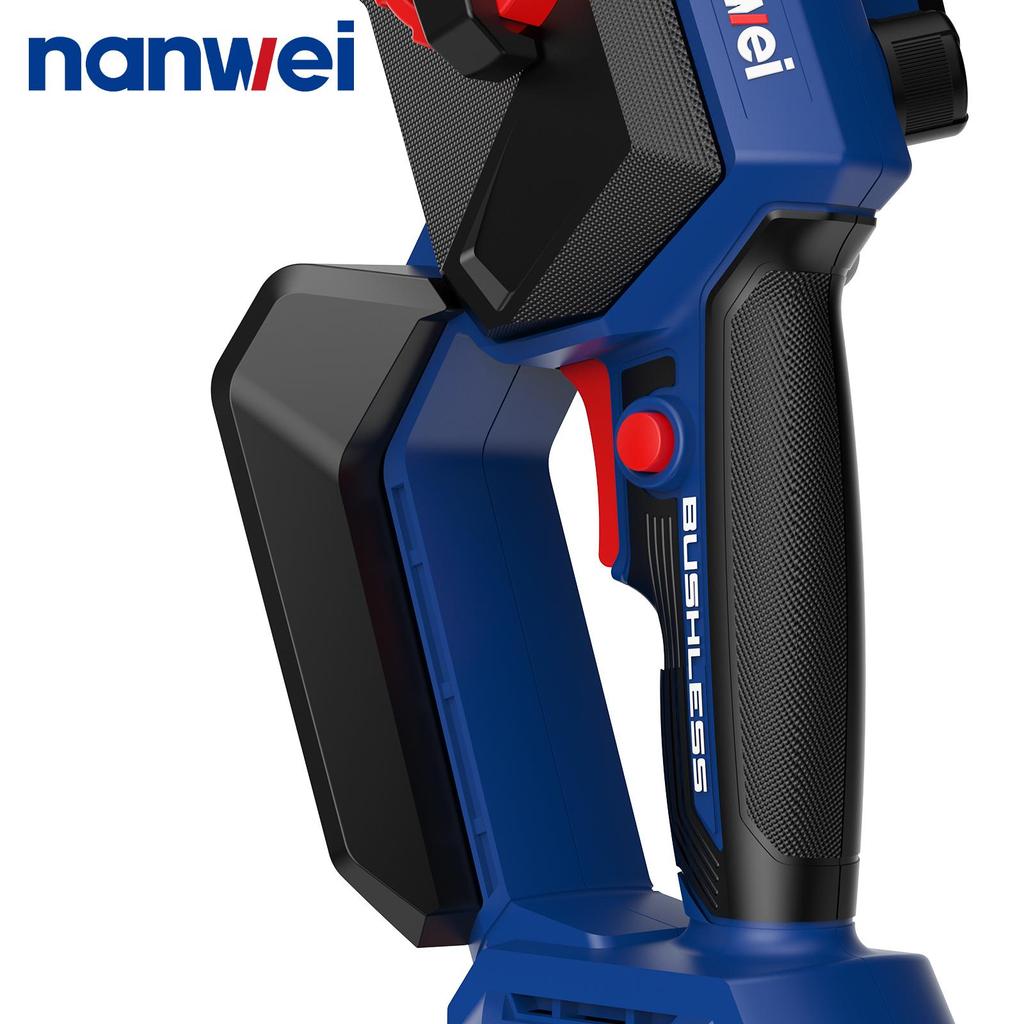 NANWEI 8-дюймовая электрическая цепная пила 5800 об/мин, Скорость 8 м/с, Ручное нажатие