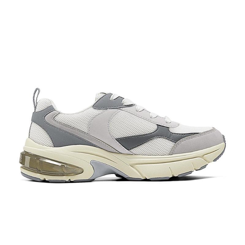Skechers Уличные Женские Удобные Износостойкие Низкие Кроссовки на Толстой Подошве Бело-Серые 177352-WGY