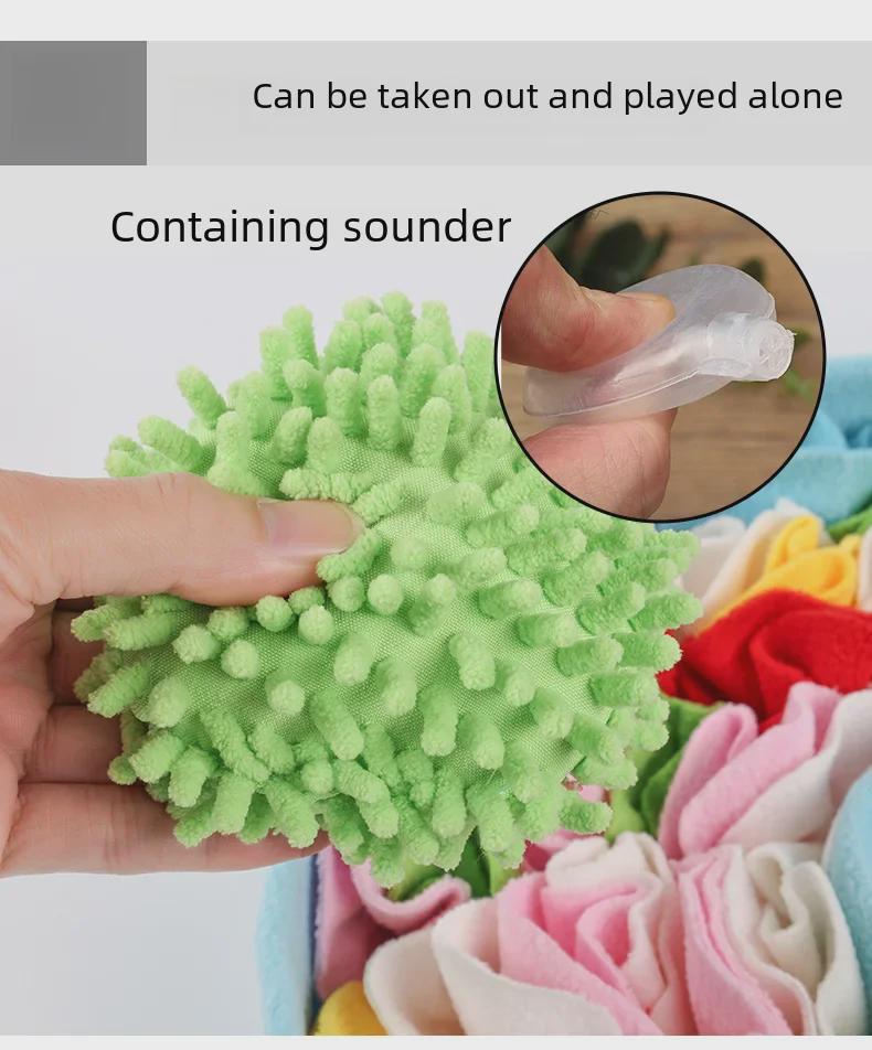 Коврик для обнюхивания домашних животных через границу: Игрушка для хранения еды, снимающая стресс и обучающая для кошек и собак, всесезонная игра и взаимодействие