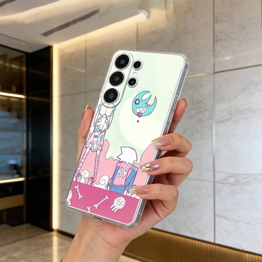 Чехол для телефона Anime-S-Soul -E-Eater, прозрачный, мягкий силикон, для Samsung S25, S24, S21, S22, S23, S30, Ultra, S20, Plus
