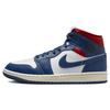 Кроссовки Air 1 Mid USA Красные Белые Синие Ретро Женские BQ6472-146