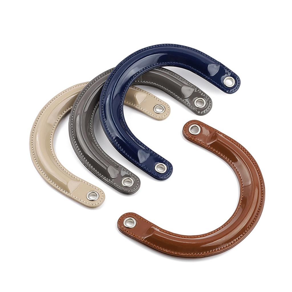 Ручка U-образной формы для пляжной сумки, плетеной сумки, соломенной сумки, женского кошелька DIY, аксессуары для сумок ручной работы, сменные ручки для сумок