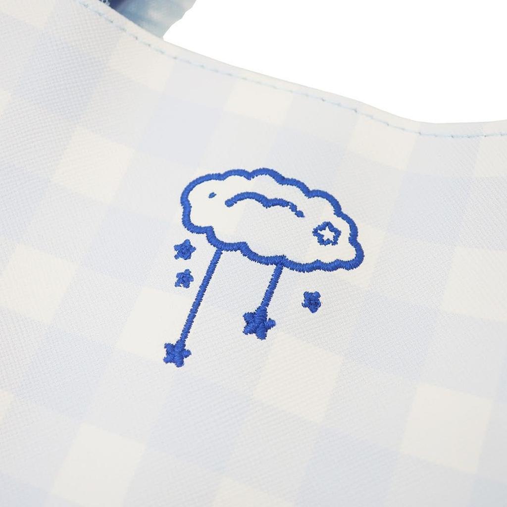 Сумка-тоут Kogimyun x Dolly Mix с рюшами и ручкой, синяя и