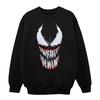 Womens/Ladies Spider Man Venom Teeth Face Sweatshirt