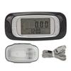 Step Counter Portable Calorie Time Recording Function 7 Day Memory LED Light 3D Pedometer for Hiking Walking