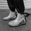 Men's Waterproof Non-Slip Ankle Rain Boots for Outdoor, Fishing, Car Wash, and Kitchen Work