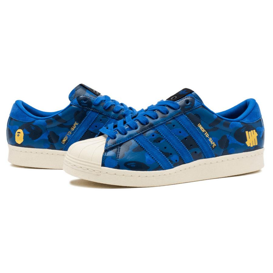 adidas Superstar 80s 'Blue Camo' (Unisex) Blue / Camo Skateboard Shoes S74775