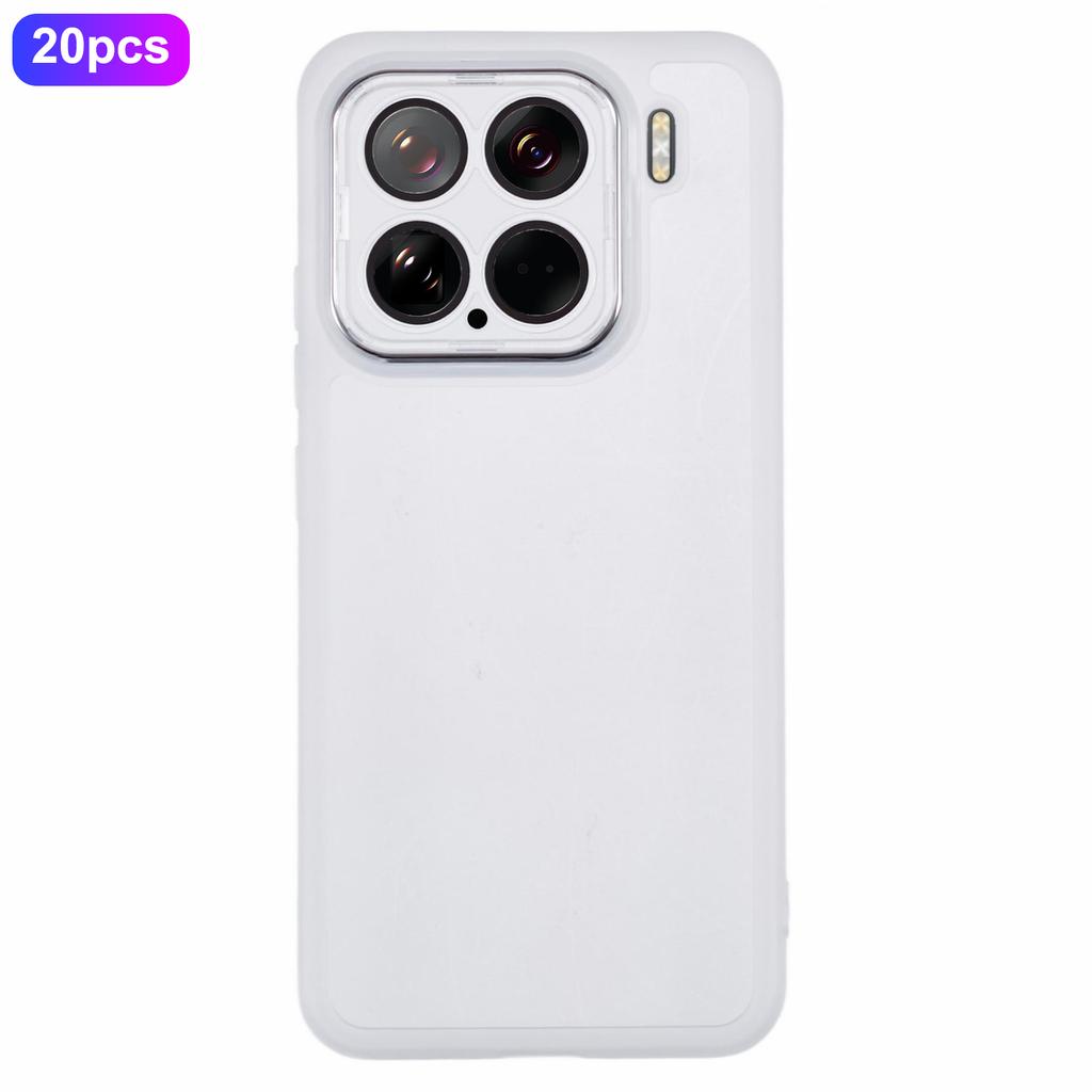 Bulk Purchasing 20Pcs For Xiaomi 15 Case Electroplated Camera Frame TPU Phone Cover Precise Cutouts