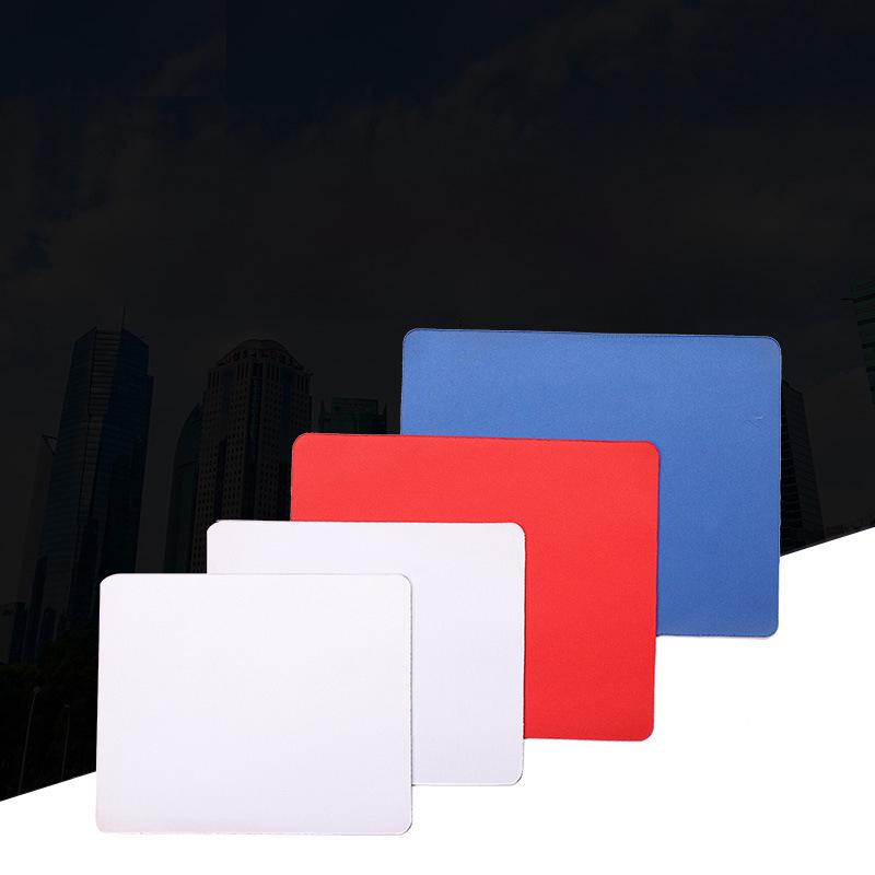 Большой толстый коврик для мыши из чистой черной ткани для ноутбука, офиса, игр или использования на столе