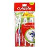 Colgate Triple Care Charcoal Bristle Toothbrush, 3-Pack