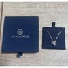 Used Swarovski Sparkling Dance Heart Rose Gold Necklace