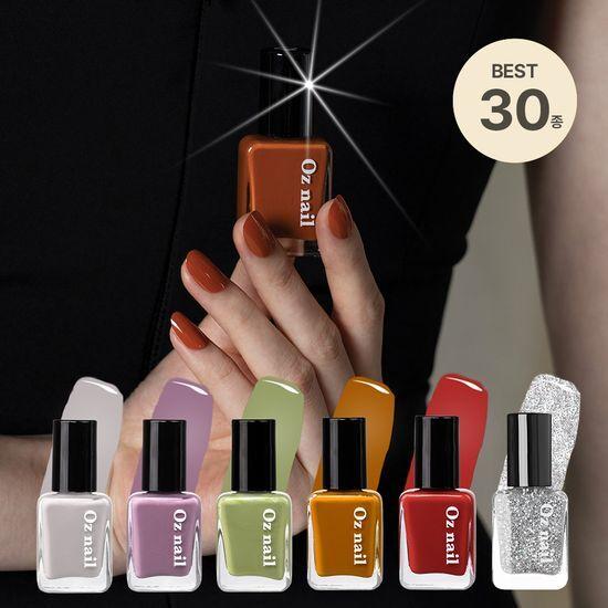 Oz nail High Color High Gloss Shine Mood Лак для ногтей 8 мл 30 видов