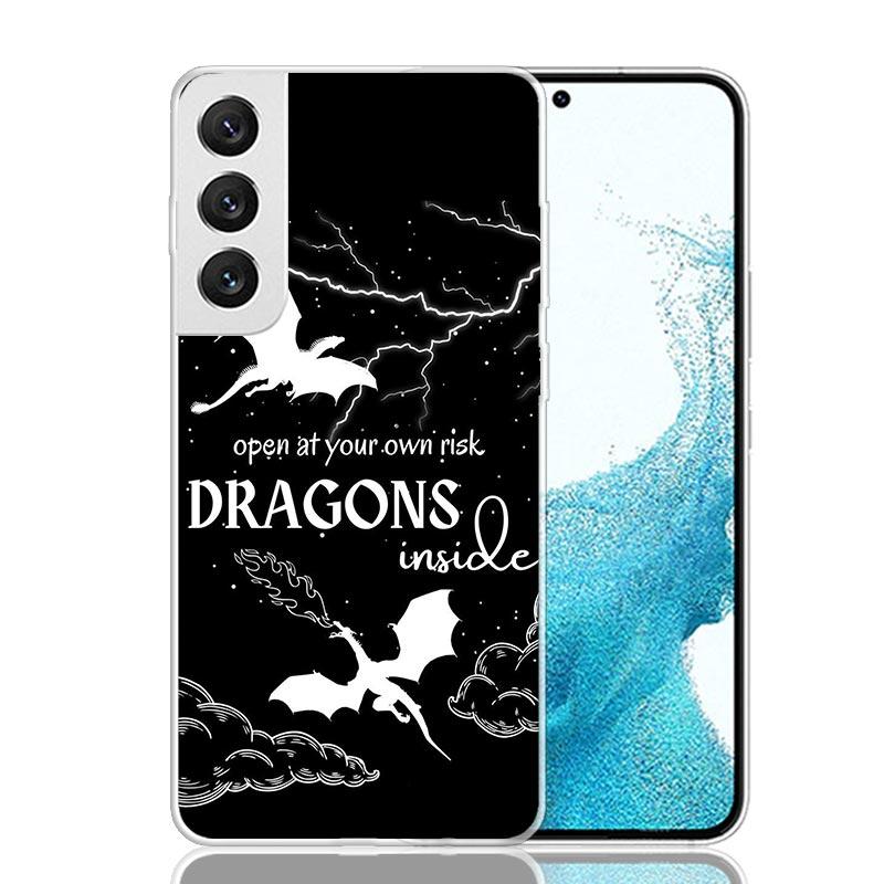 F-Fourth W-Wing Dragon Phone Case For Samsung Galaxy S26 Ultra S23 S24 S25 Edge S20 FE S21 S22 Plus Soft Print Shell Cover Funda