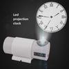 Светодиодные проекционные часы и ночник: Большой дисплей с электронным проекционным фонарем