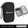 Universal Car Travel Portable Phone Data Line Key Storage Bag For BMW M E87 E30 E46 E28 E39 F18 F35 G03 F10 E93 F20 TKJLP1