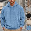 Осень Зима Новая Мода Мужские Пуловеры Толстовки с Длинным Рукавом и Капюшоном Однотонные в Американском Стиле Мужские Толстовки Одежда