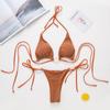 European & American Style Triangle Tie-Up Bikini - 807GR Swimsuit Collection