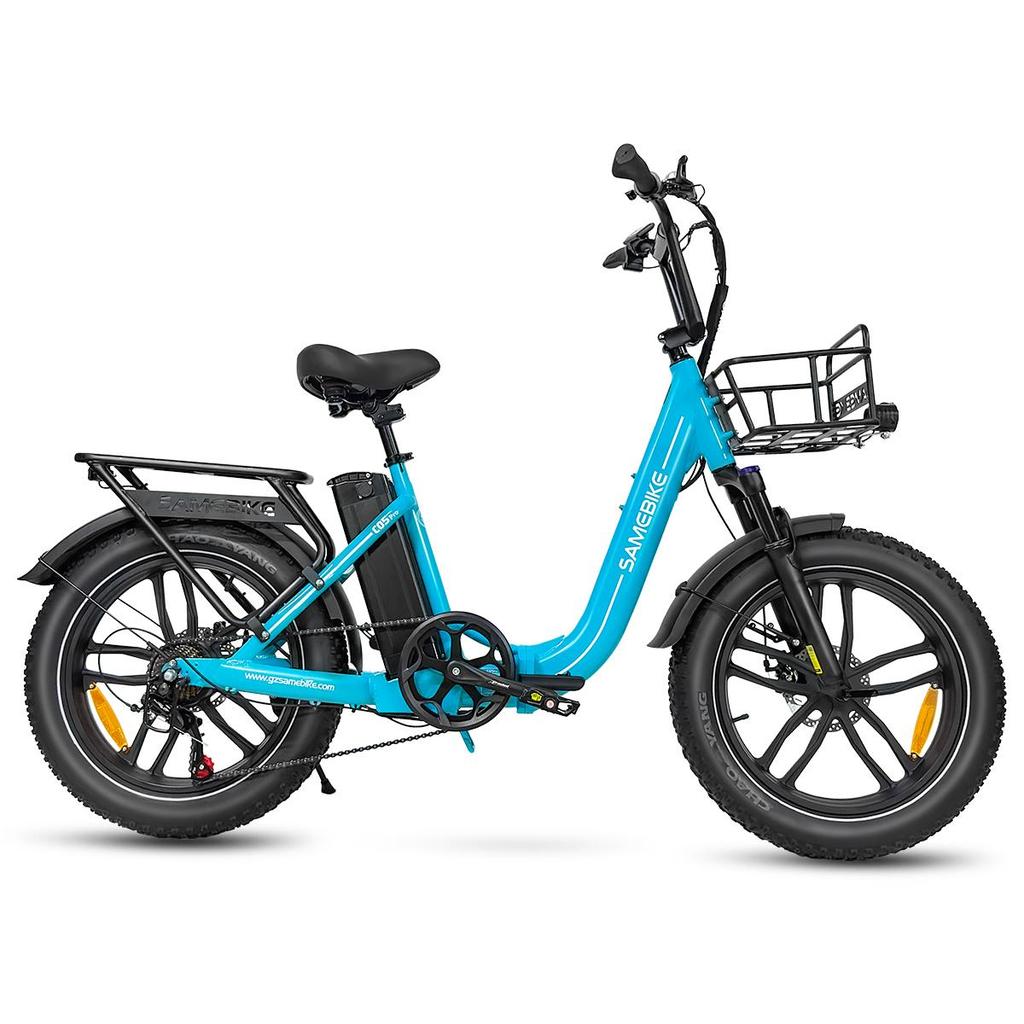 SAMEBIKE C05Pro Уличный складной электрический велосипед для поездок на работу 36В 13Ач Аккумулятор 7 Скоростей Алюминиевый сплав Низкая рама Складной 20-дюймовые Широкие шины Дорожный Электровелосипед