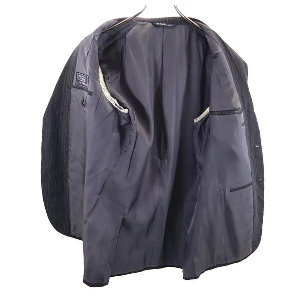 Polo by Ralph Lauren Сделано в Японии шерстяная полоска Пиджак приталенный с длинным рукавом Мужской Б/у