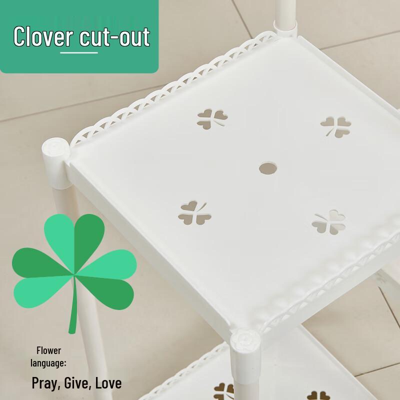 Многоярусная пластиковая подставка для комнатных цветов