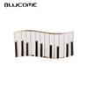 Vivid Enamel Piano Keyboard Brooches Music Pianist Badge Harajuku Musical Instrument Lapel Pins Banquet Gifts For Friend