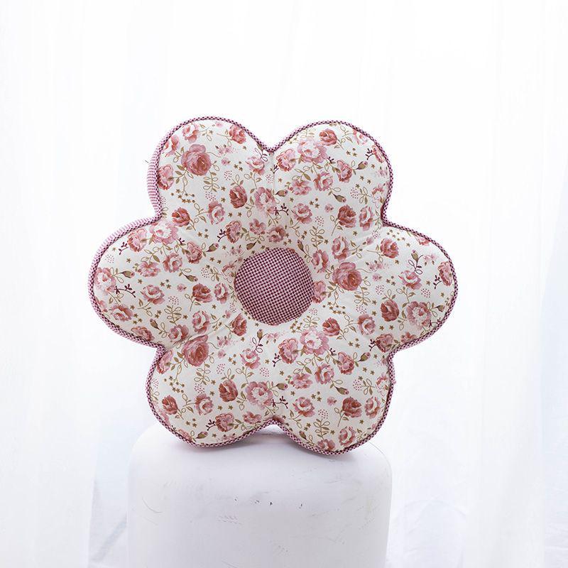 Корейская подушка с цветком сливы: Подушка для сна из 100% хлопка для офиса и спальни