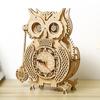 Cross-border New 3D Three-dimensional Puzzle Wooden Toys Educational Assembled Toys DIY Creative Owl Pendulum