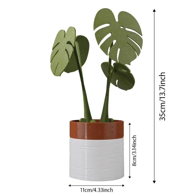 3D-печатные подставки для растений Магнитные дизайны Монстеры для защиты и украшения рабочего стола Водонепроницаемый кухонный аксессуар