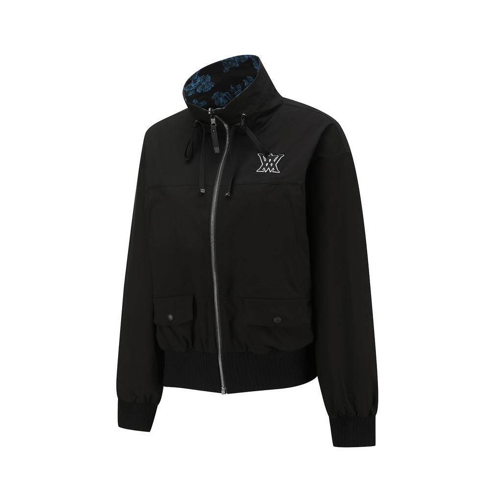 ANEW GOLF Women Fa Flower Pattern Reversible Jacket_Bk