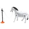Plastic Electric Horse Model Funny Simulation Toys Horse Circling Toy  Children Early Learning Tool