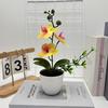 Butterfly Orchid Artificial Plant Home Decor Wedding Photography Prop With Plastic Material For Indoor Use