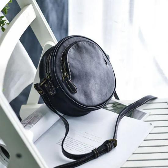 Винтажные сумки ручной работы маленькие круглые с кулоном в виде пучка, многослойные, через плечо, круглые сумки и сумки для женщин