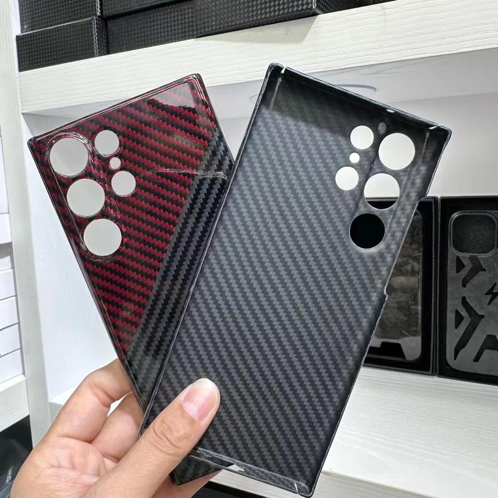 YTF-Carbon Чехол из углеродного волокна Для Samsung Galaxy 24/s25 Ultra Арамидное волокно Противоударный Чехол для Galaxy s22/s23 Ultra