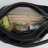 Large Capacity Motorcycle Shoulder Bag Soft Underarm Bag Leather Tote Bag  Casual Commuting