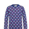 GUCCI Sweaters Men's Blue Crew Neck Moderate Other 576792-XKAUI-4915
