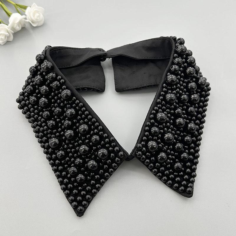 Pearl Women Shirt False Collars Crystal Removable Collar Women Necklace Fake Collar Detachable Diamond Clothing Accessories