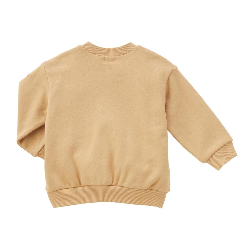 MIKIHOUSE HOT BISCUITS Толстовка для мальчиков и размеров, для девочек, для малышей, детская одежда, бежевый, 90 см, 73-5602-689