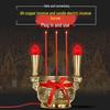 Pure Copper Electric Incense Burner & Candle for Home Altars, Plug-In Battery Operated Offering Light for Buddha and Deities