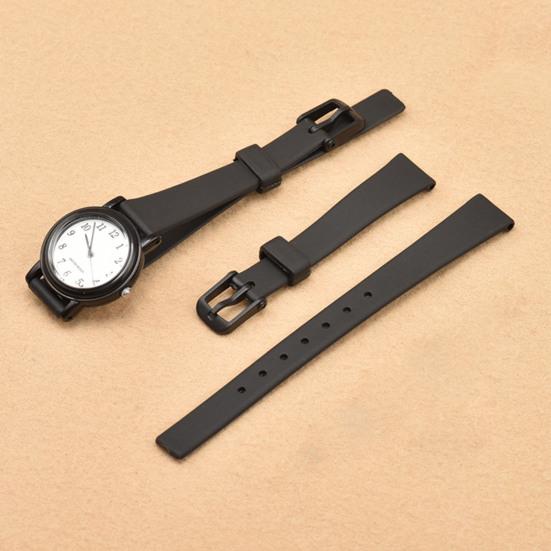 Ремень для часов, устойчивый к поту, дышащий, мягкий силиконовый ремешок для умных наручных часов, сменный ремешок для Casio LQ-139/130/140