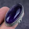 Sage Amethyst Gemstone Handmade 925 Sterling Silver Jewelry Ring Size 10 J7g60