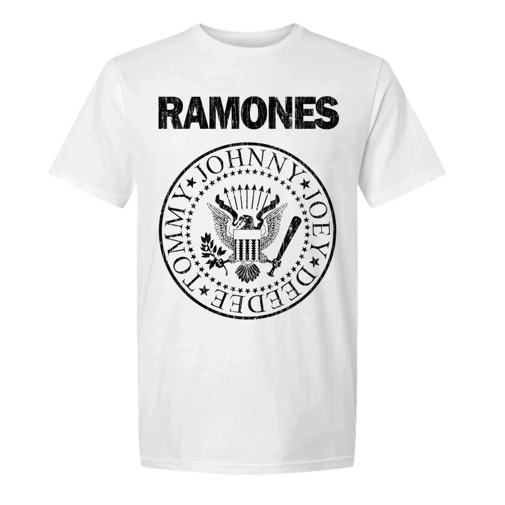 Футболка Ramones Панк-рок Нью-Йорк The Ramones Misfits Рок-н-ролл для мужчин и женщин Топ Y2k