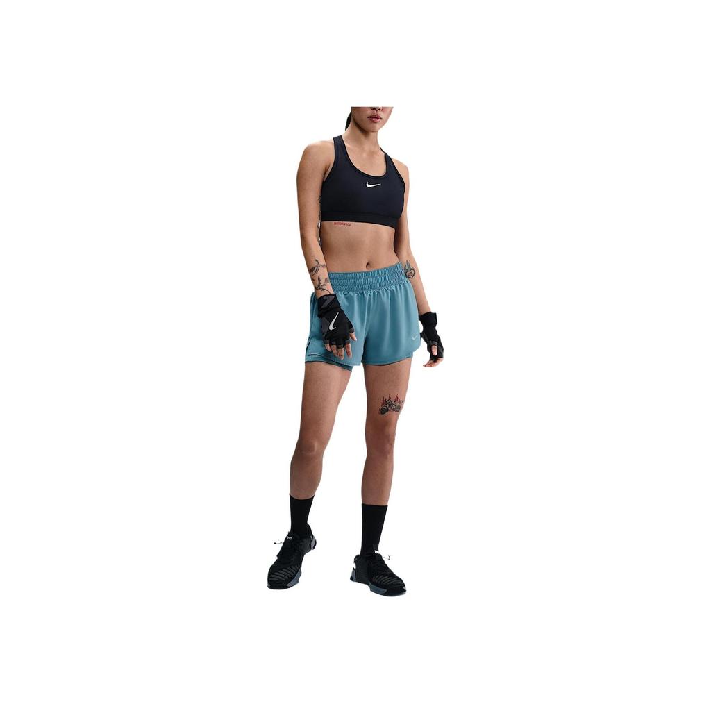 Nike Стильные удобные мягкие повседневные шорты Dri-Fit Женские шорты Дымчато-синие DX6013-006