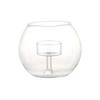 Dulton Glass Ball Candle Holder, Medium, Clear, BG023-1