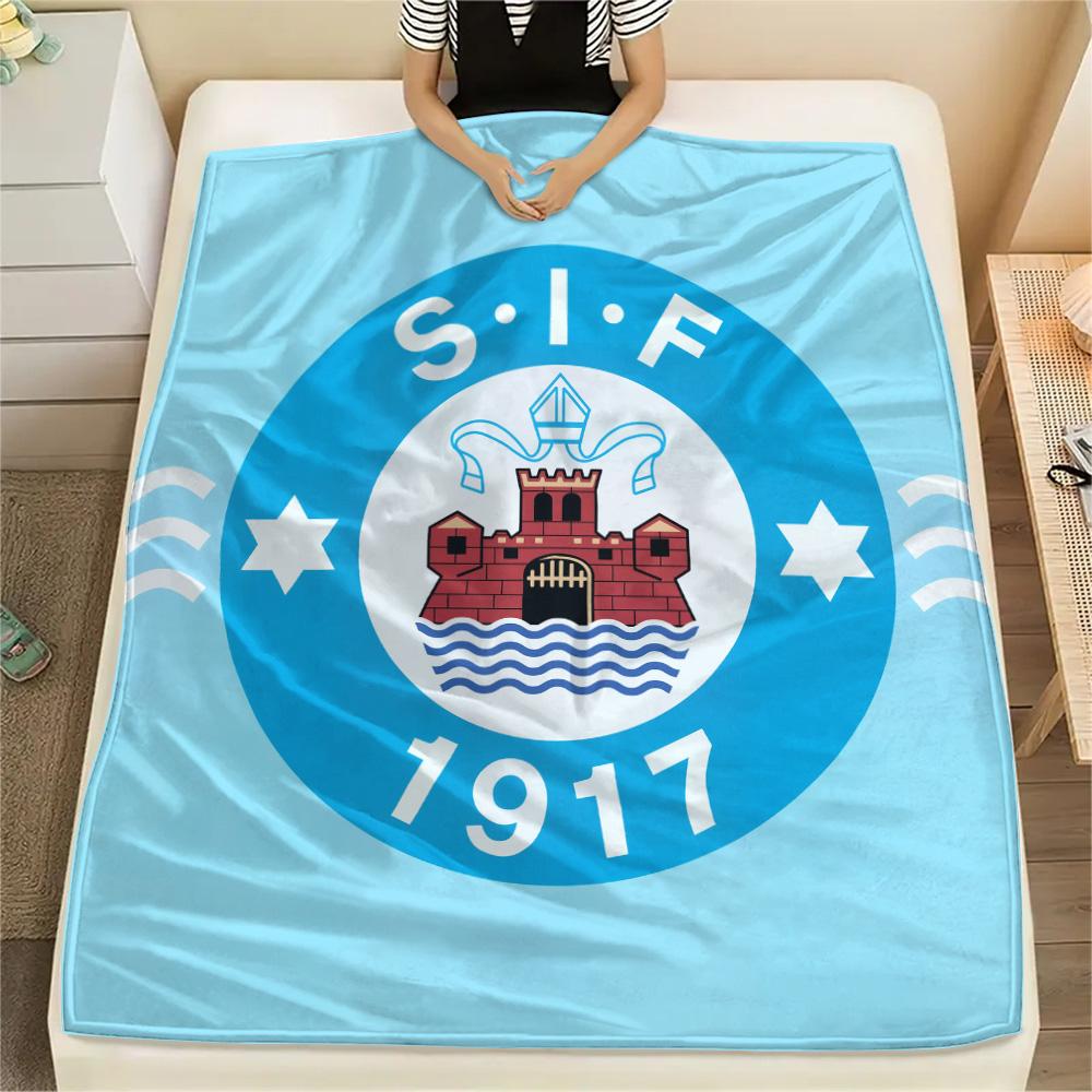 Silkeborg Sports Association Print Flannel Blanket, High quality Comfortable for All Seasons, Home Decor, Warmth and Comfort