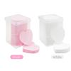 600Pcs Heart Shaped Makeup Removal Pad Soft Gentle Cotton Cloth for Eyelash Glue Quick Clean Portable Reusable Beauty Gadget Accessory