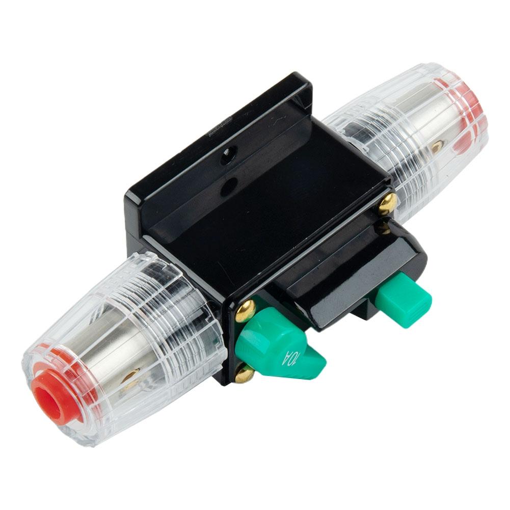 10A-100A Автоматический выключатель Предохранитель Сброс 12В-48В DC Автомобиль Лодка Автомобиль Водонепроницаемый 4/8 AWG